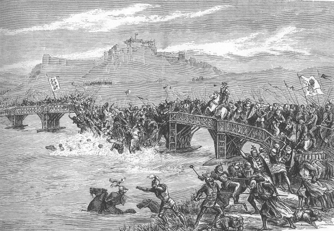 Depiction of Battle of Stirling Bridge