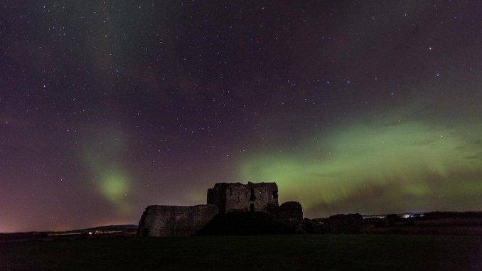 Duffus Castle. Image: BBC Weather Watchers