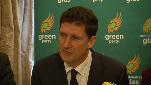 Green Party leader Eamon Ryan image from RTÉ 