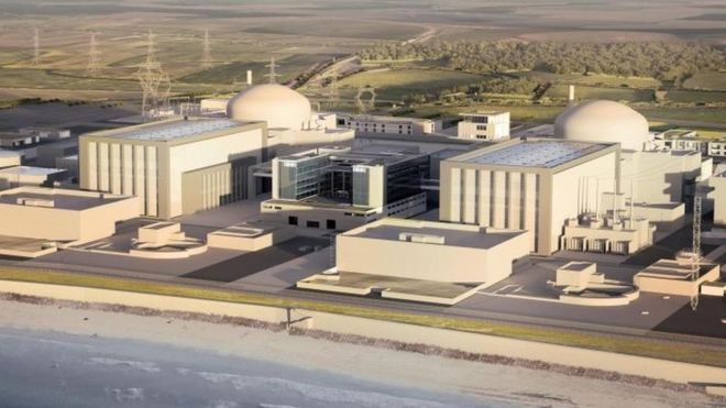 Hinkley Point C nuclear station under construction