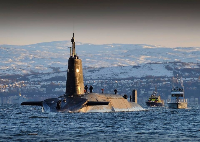 Image RN Ballistic Missile submarine the vessels are enormous and displace the same weight as a WW2 surface cruiser