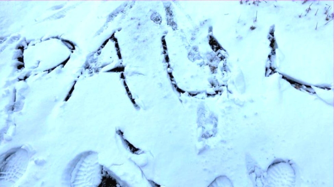 Message in Snow image Courtesy of Braemar MRT