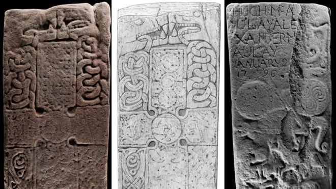 New discovery of 1,200 year old Pictish standing stone found in Highlands of Scotland.