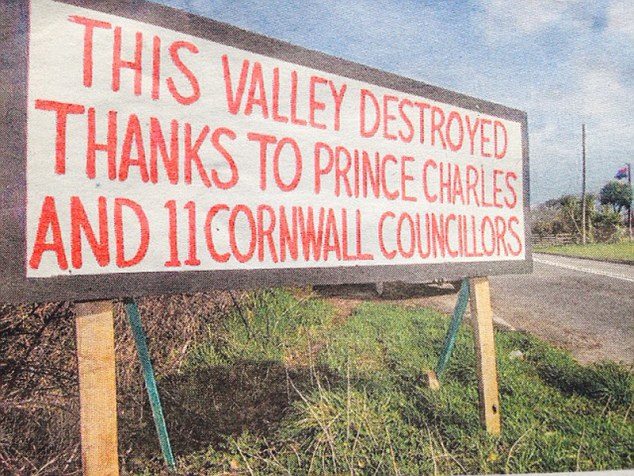 Open protest against Duke Cornwall and Council