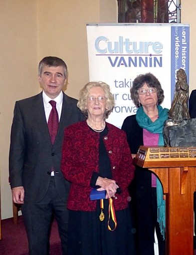 Hon Phil Gawne MHK, Mrs Joan Caine and Mrs Margaret Kennaugh