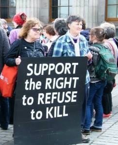 Photo from Edinburgh Conscientious Objectors Day 15TH May 2015.