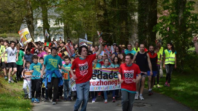 Redadeg in 2016. Picture from France 3