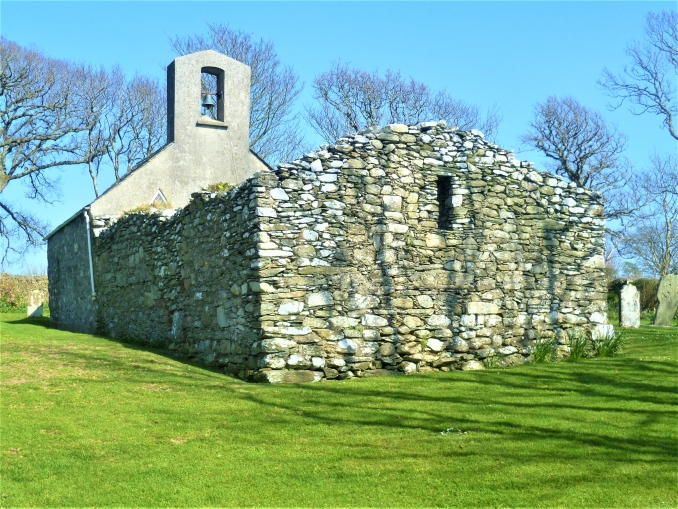 Outside view of St Adamnan's Church.