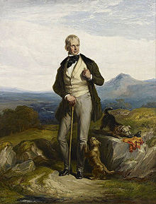 Sir Walter Scott painted by William Allan