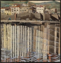La Rue du Soleil, Port Vendres, Charles Rennie Mackintosh Date: 1926. Hunterian collection.