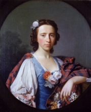 Portrait of Flora MacDonald 1749 by Scottish portrait-painter Allan Ramsay (13 October 1713 – 10 August 1784)