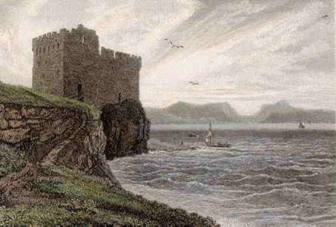 Mingary Castle in 1813 by Willam Daniell (1769–1837)