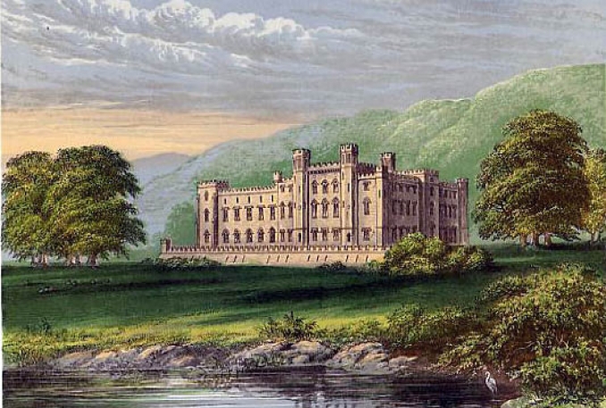 Scone Palace in Scotland from Morris's Country Seats (1880)