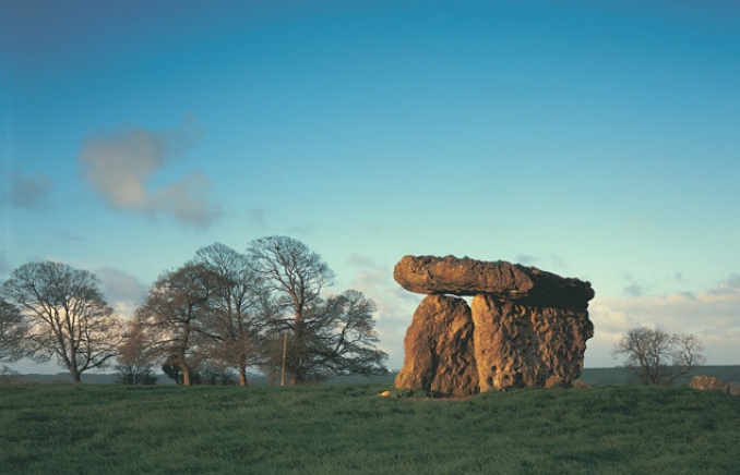 St Lythans Burial Chamber. Image: Cadw