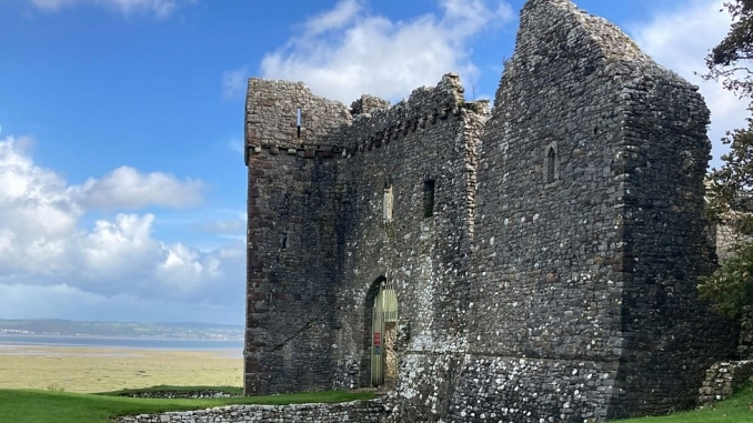Weobly Castle image courtesy of BBC Cymru