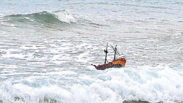 Toy pirate ship Adventure. Image: Aberdeen Evening Express - Credit PA
